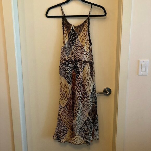 𝅺moschino Cheap and Chic Leopard Print Silk Dress - Picture 4 of 13